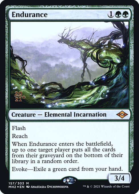 Endurance — Modern Horizons 2 Promos #157s, art by Anastasia Ovchinnikova