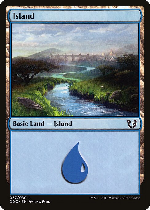 Island — Duel Decks: Blessed vs. Cursed #37, art by Jung Park