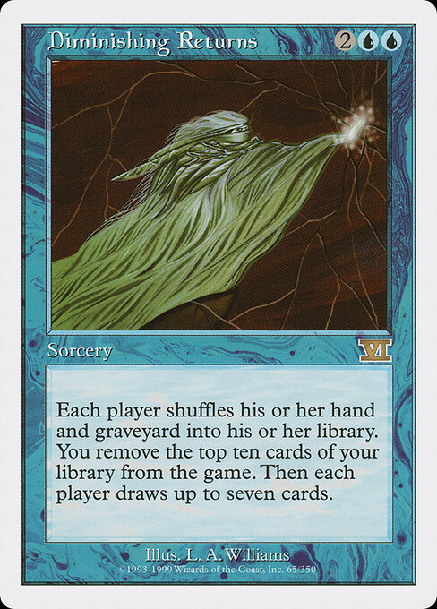 Diminishing Returns — Classic Sixth Edition #65, art by Allen Williams