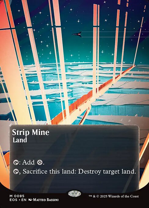 Strip Mine — Edge of Eternities: Stellar Sights #85, art by Matteo Bassini