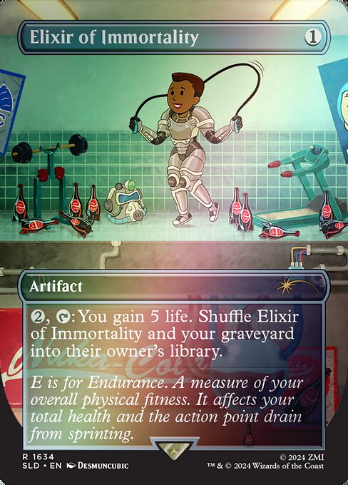 Elixir of Immortality — Secret Lair Drop #1634★, art by Desmuncubic