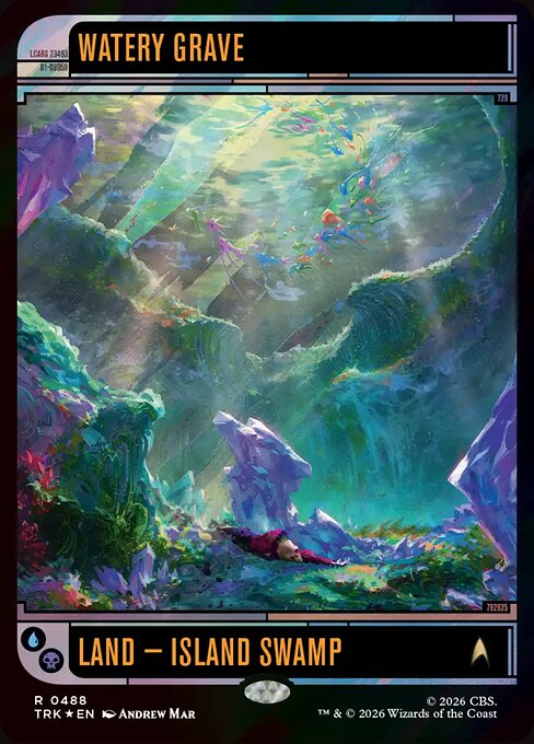 Watery Grave — Star Trek #488, art by Andrew Mar