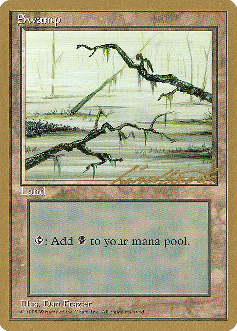 Swamp — Pro Tour Collector Set #ll371, art by Dan Frazier