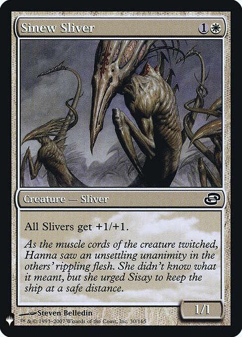 Sinew Sliver — The List #PLC-30, art by Steven Belledin