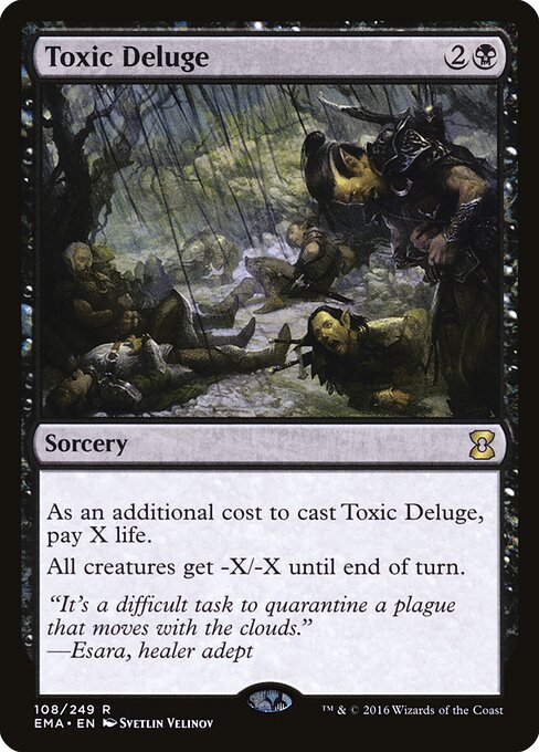 Toxic Deluge — Eternal Masters #108, art by Svetlin Velinov