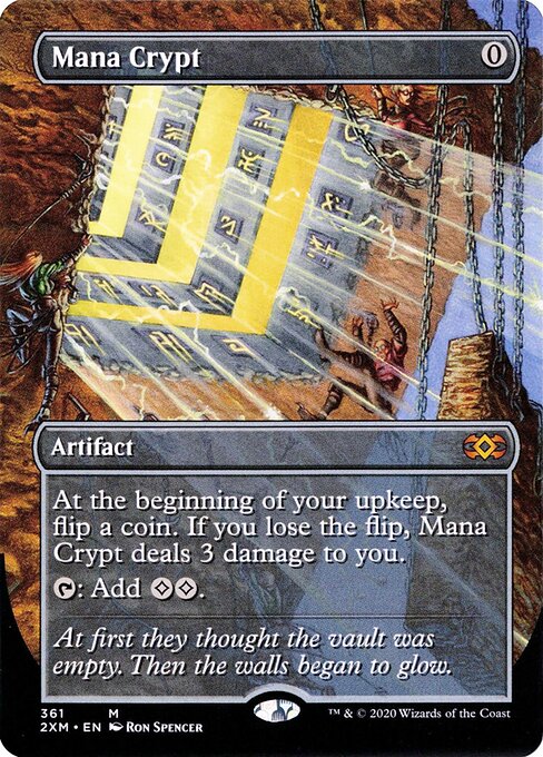 Mana Crypt — Double Masters #361, art by Ron Spencer