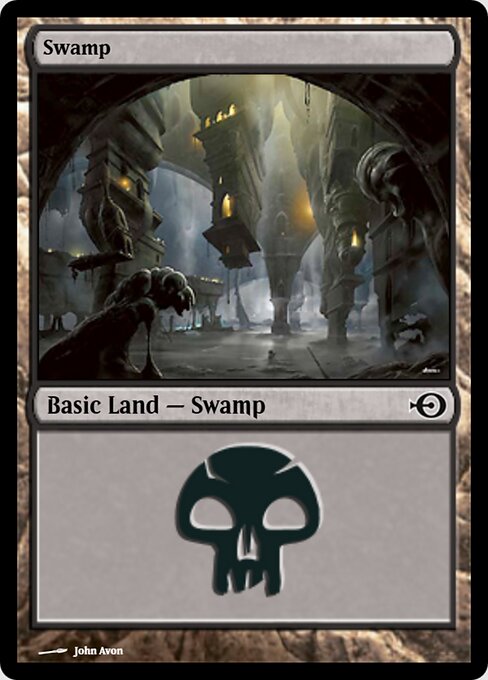 Swamp — Magic Online Promos #32021, art by John Avon