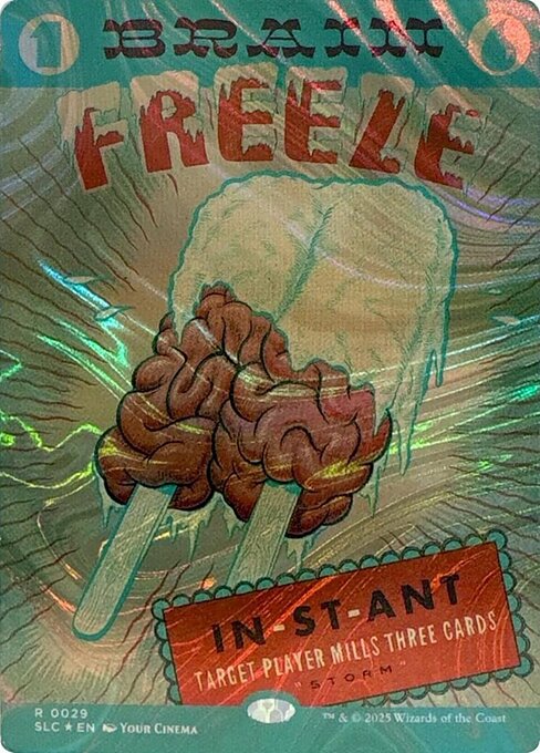 Brain Freeze — Secret Lair Countdown #29, art by Your Cinema