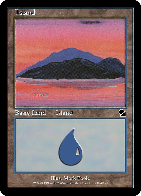 Island — Masters Edition #186, art by Mark Poole