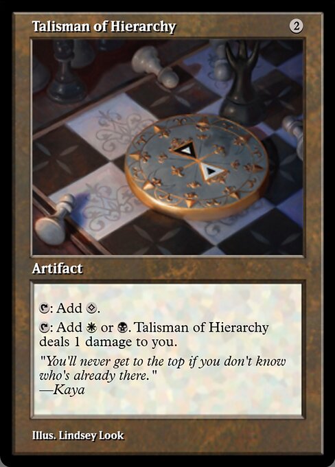 Talisman of Hierarchy — Magic Online Promos #91389, art by Lindsey Look