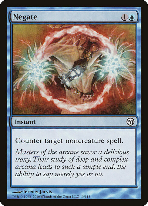 Negate — Duels of the Planeswalkers #13, art by Jeremy Jarvis
