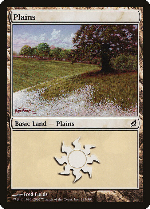 Plains — Lorwyn #283, art by Fred Fields