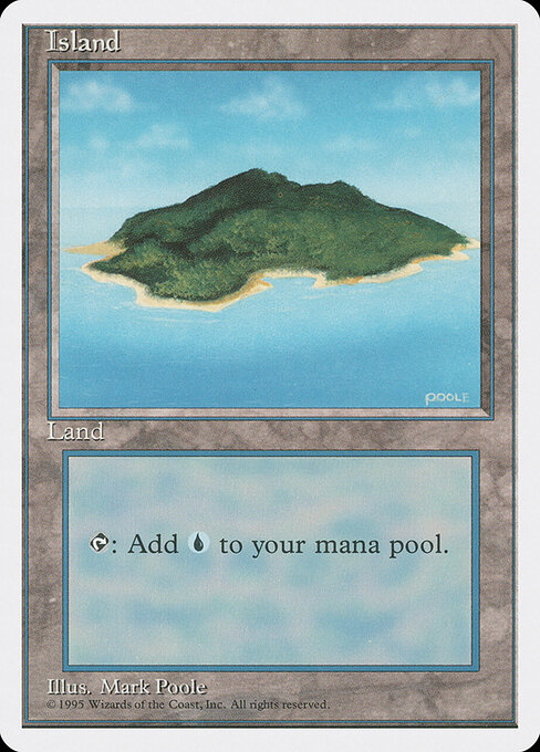 Island — Fourth Edition #368, art by Mark Poole