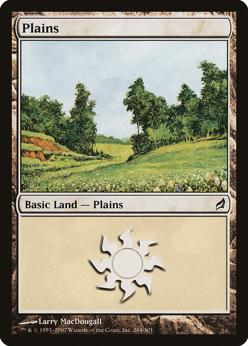 Plains — Lorwyn #284, art by Larry MacDougall