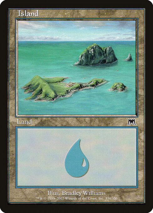 Island — Onslaught #336, art by Bradley Williams