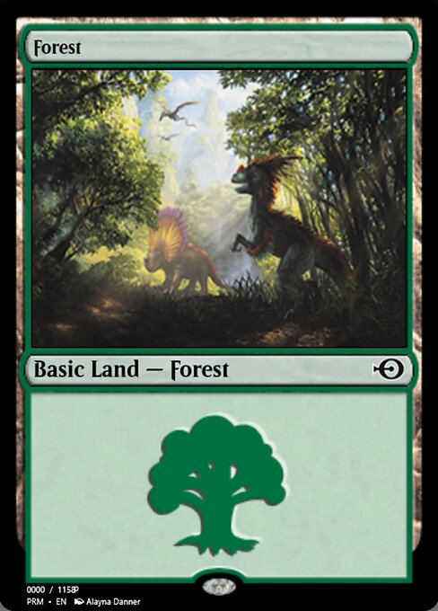 Forest — Magic Online Promos #81872, art by Alayna Danner