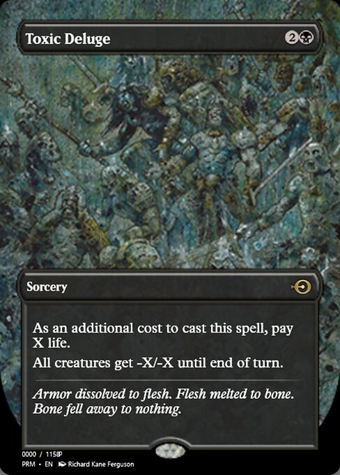 Toxic Deluge — Magic Online Promos #82832, art by Richard Kane Ferguson