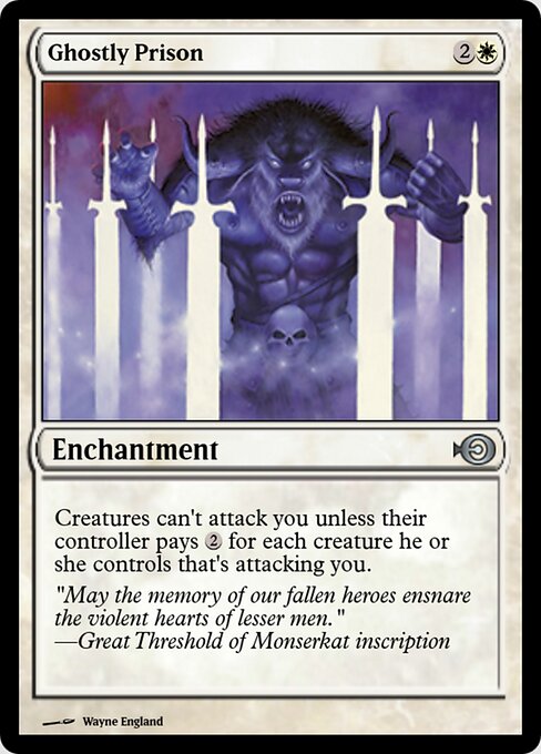 Ghostly Prison — Magic Online Promos #43538, art by Wayne England