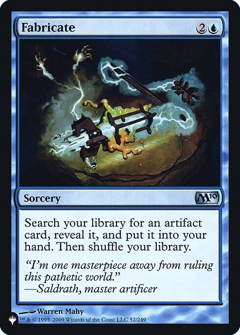 Fabricate — The List #M10-52, art by Warren Mahy