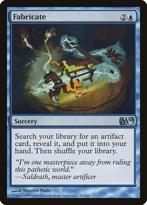 Fabricate — Magic 2010 #52, art by Warren Mahy