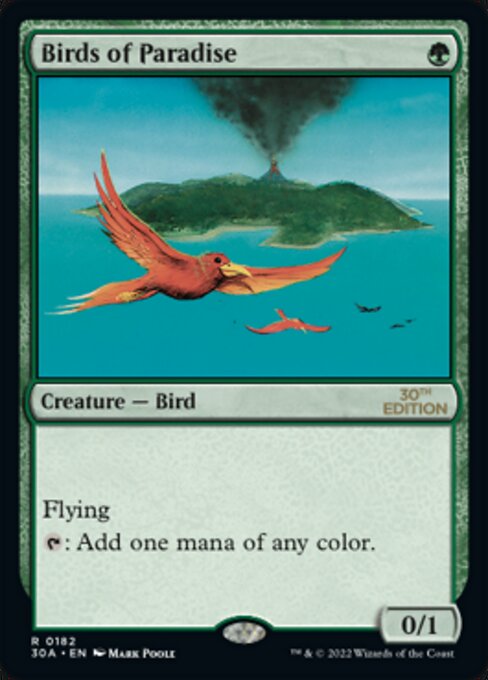 Birds of Paradise — 30th Anniversary Edition #182, art by Mark Poole