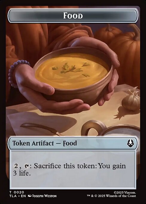 Food — Avatar: The Last Airbender Tokens #20, art by Joseph Weston