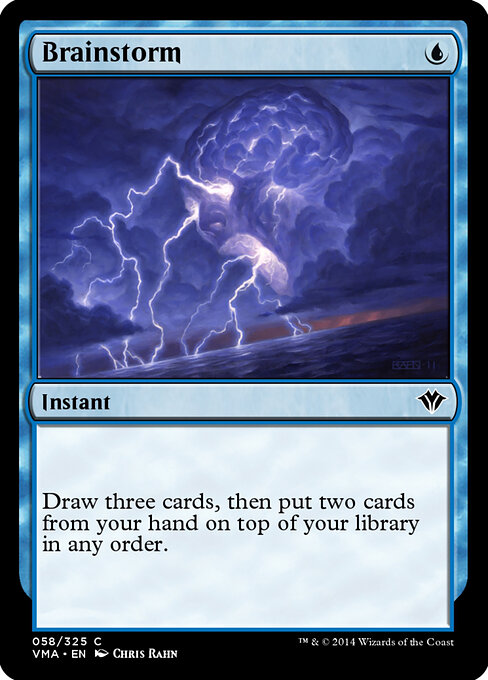Brainstorm — Vintage Masters #58, art by Chris Rahn