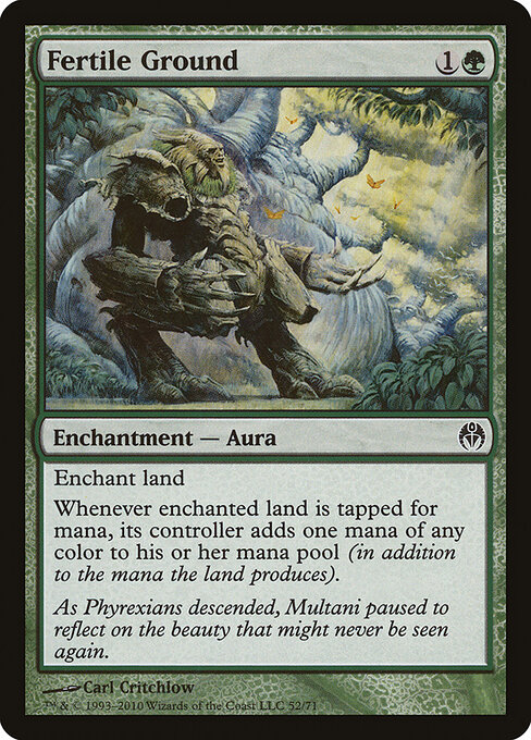 Fertile Ground — Duel Decks: Phyrexia vs. the Coalition #52, art by Carl Critchlow