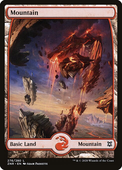 Mountain — Zendikar Rising #276, art by Adam Paquette