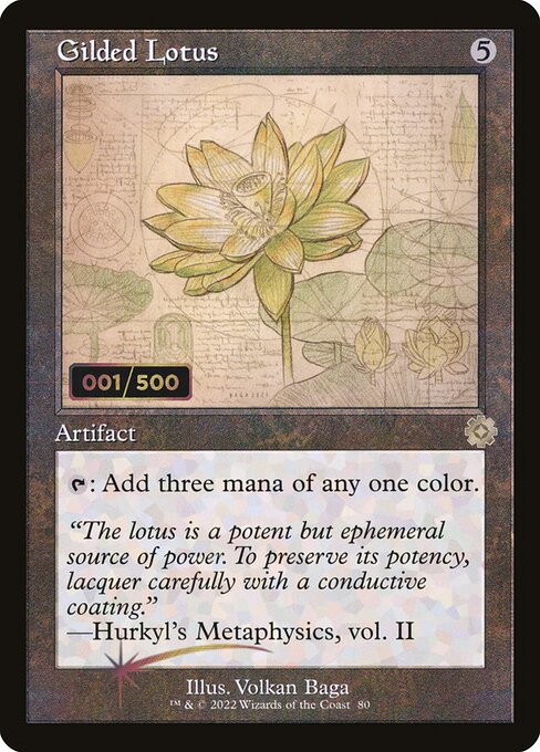 Gilded Lotus — The Brothers' War Retro Artifacts #80z, art by Volkan Baǵa