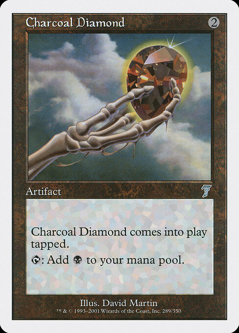 Charcoal Diamond — Seventh Edition #289, art by David Martin