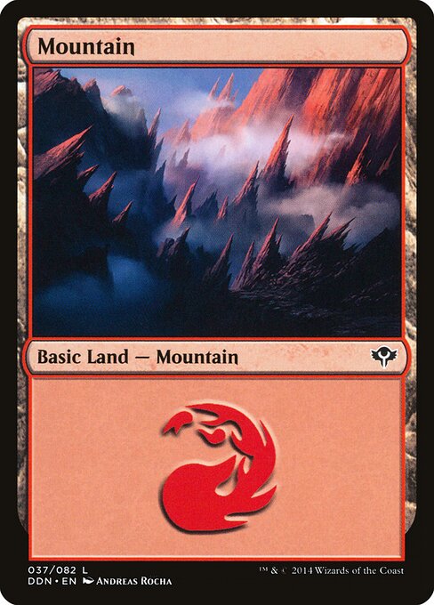 Mountain — Duel Decks: Speed vs. Cunning #37, art by Andreas Rocha