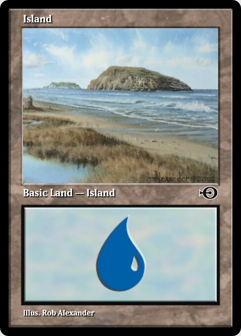 Island — Magic Online Promos #31979, art by Rob Alexander