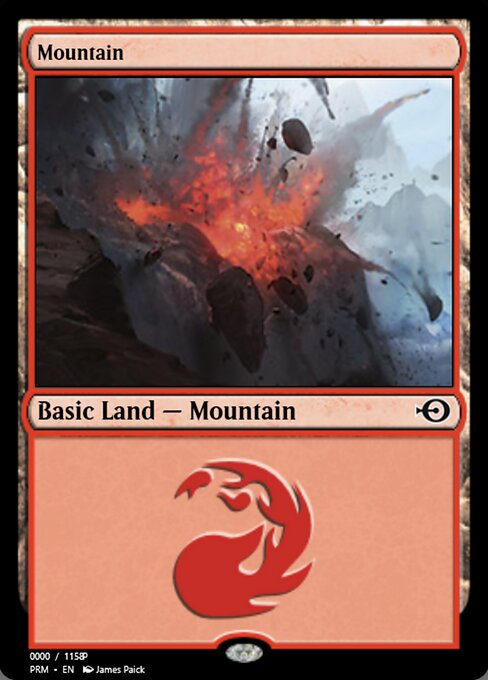 Mountain — Magic Online Promos #81894, art by James Paick