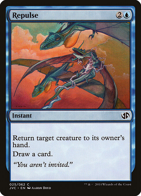 Repulse — Duel Decks Anthology: Jace vs. Chandra #25, art by Aaron Boyd