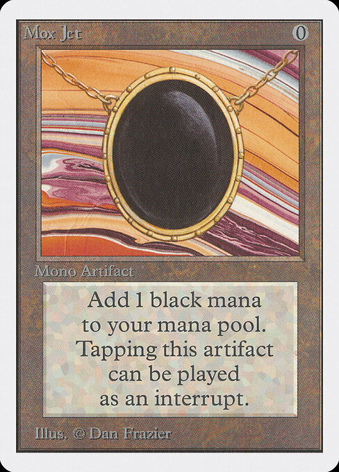 Mox Jet — Unlimited Edition #263, art by Dan Frazier