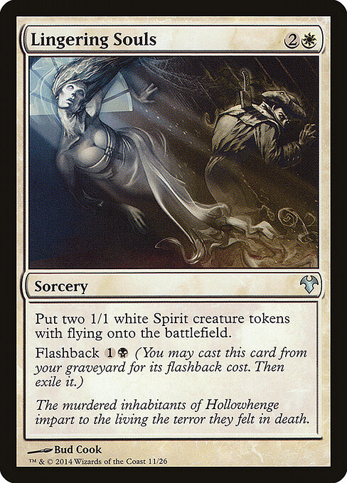 Lingering Souls — Modern Event Deck 2014 #11, art by Bud Cook