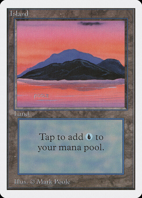 Island — Unlimited Edition #293, art by Mark Poole