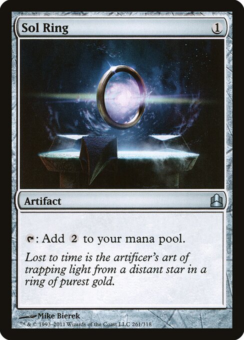 Sol Ring — Commander 2011 #261, art by Mike Bierek