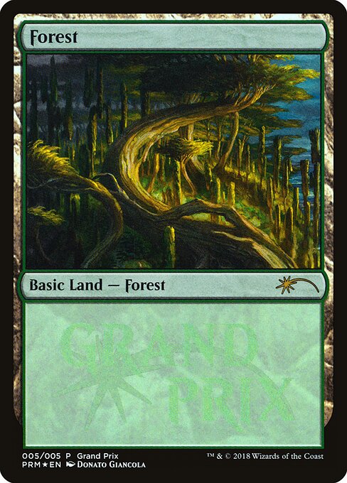 Forest — Grand Prix Promos #2018f, art by Donato Giancola