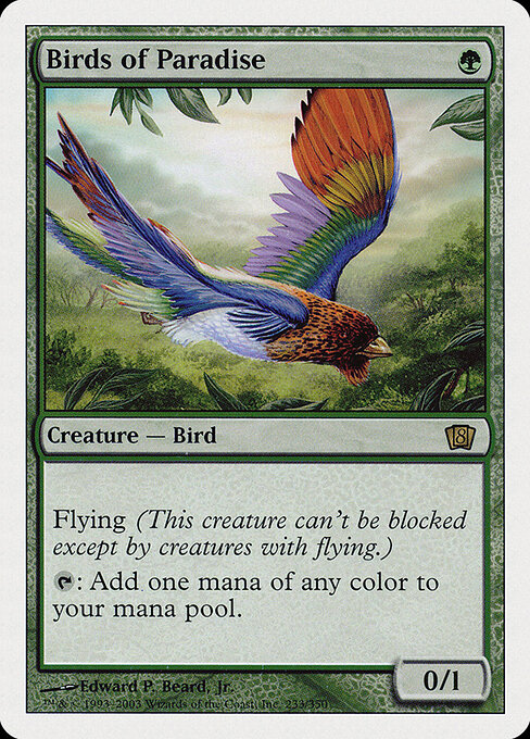 Birds of Paradise — Eighth Edition #233, art by Edward P. Beard, Jr.
