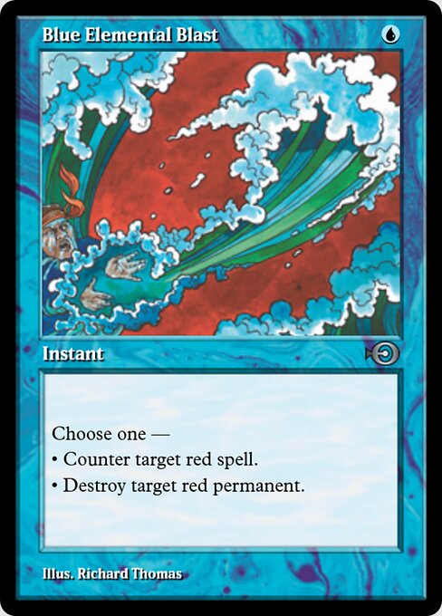 Blue Elemental Blast — Magic Online Promos #35924, art by Richard Thomas