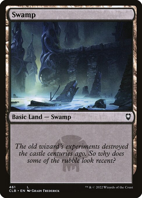 Swamp — Commander Legends: Battle for Baldur's Gate #461, art by Grady Frederick
