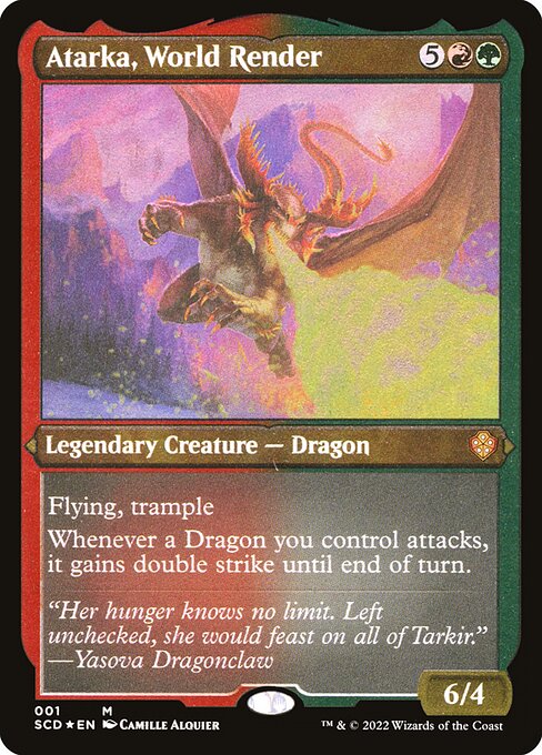 Atarka, World Render — Starter Commander Decks #1, art by Camille Alquier