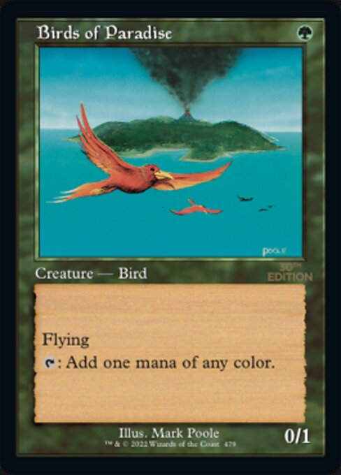 Birds of Paradise — 30th Anniversary Edition #479, art by Mark Poole