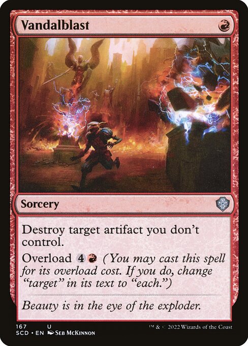 Vandalblast — Starter Commander Decks #167, art by Seb McKinnon