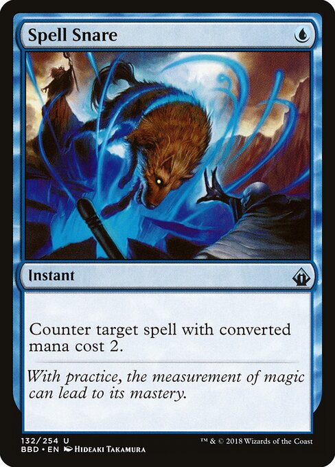 Spell Snare — Battlebond #132, art by Hideaki Takamura