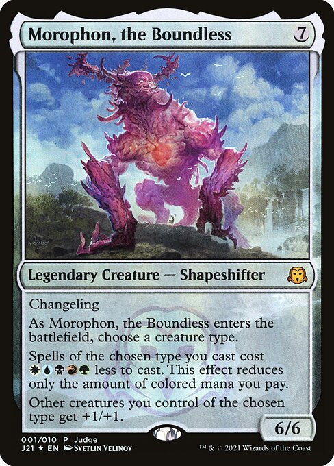 Morophon, the Boundless — Judge Gift Cards 2021 #1, art by Svetlin Velinov