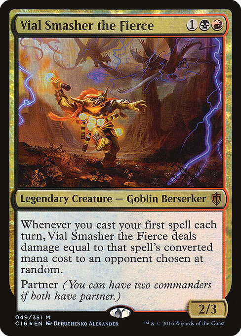 Vial Smasher the Fierce — Commander 2016 #49, art by Deruchenko Alexander