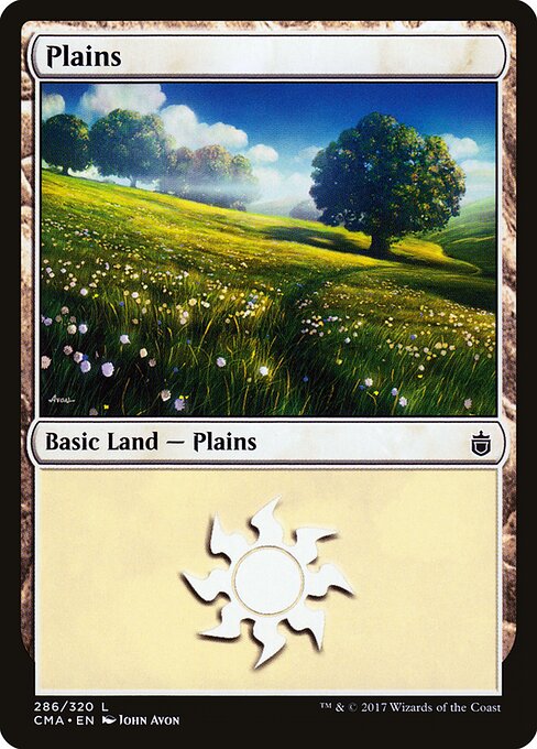 Plains — Commander Anthology #286, art by John Avon